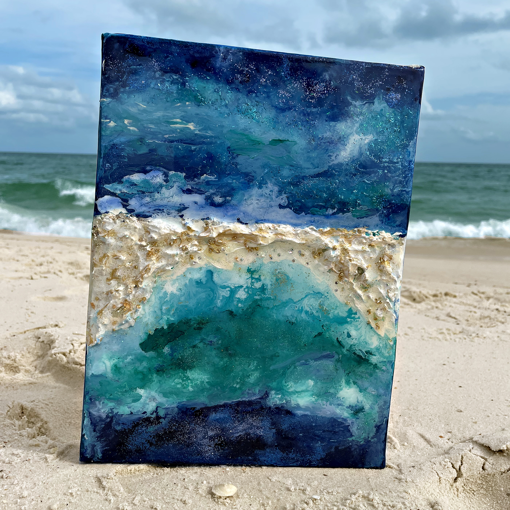 Bridge to Something New on beach