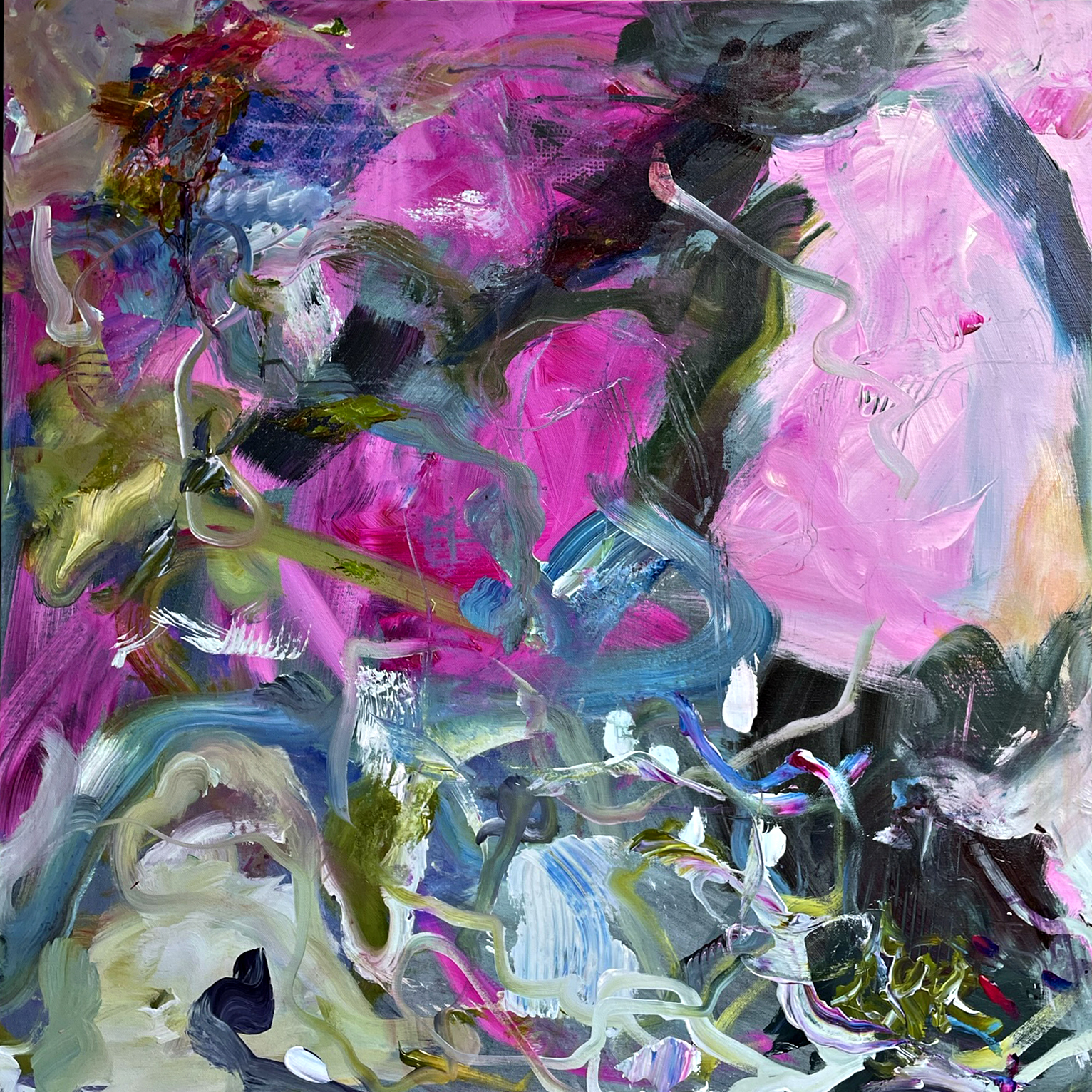 A Note For You abstract painting