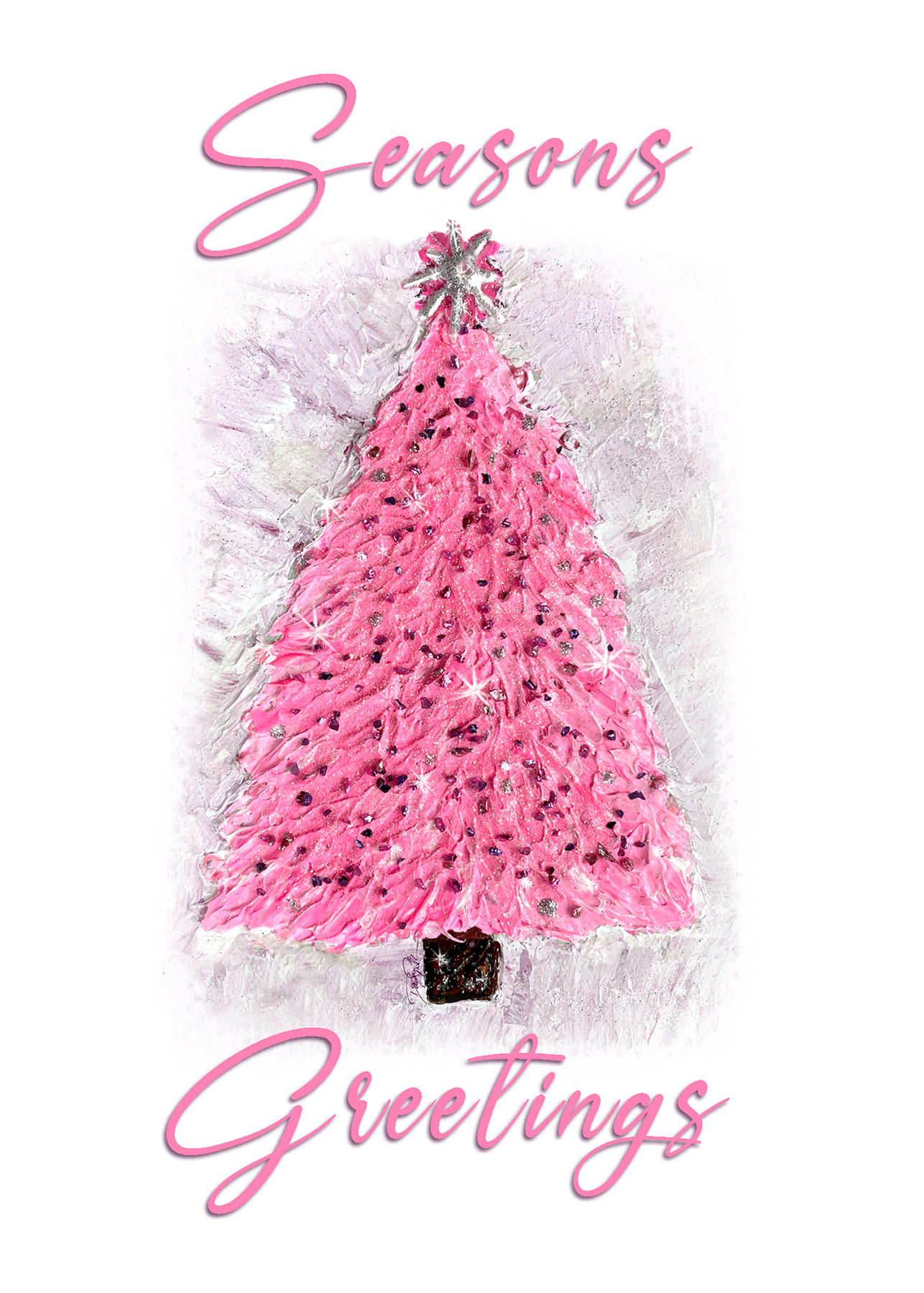 Pink Christmas tree