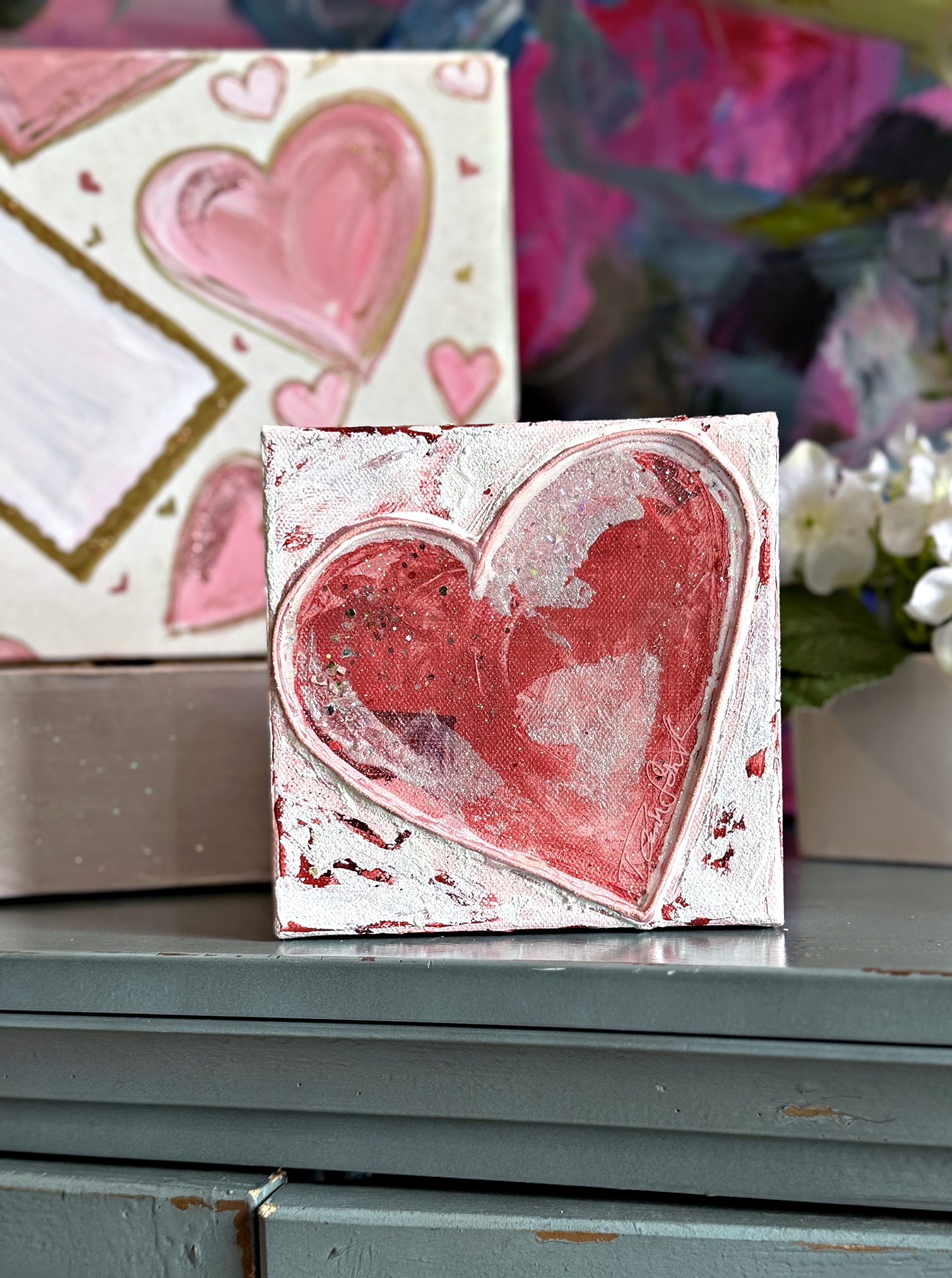 Pretty in Pink Heart, ©Dawn South