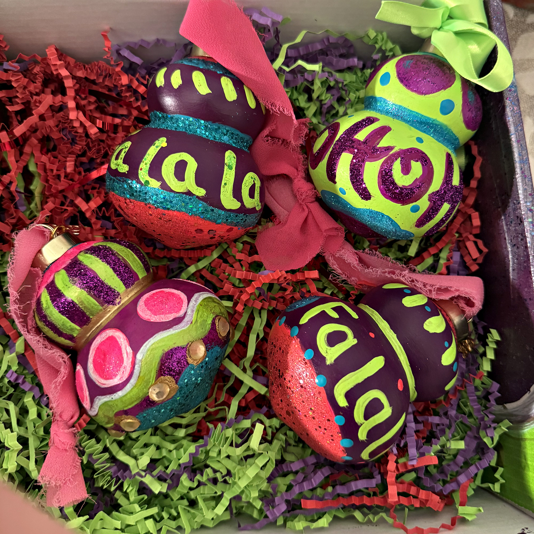 Circus inspired ornaments, ©Dawn South