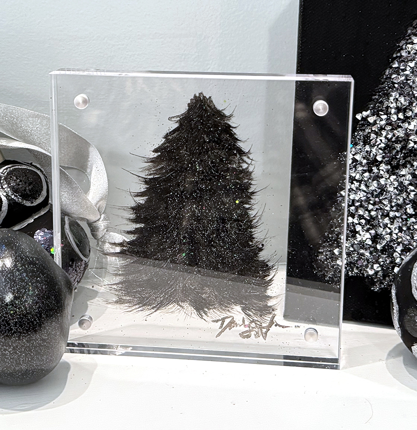 small black tree acrylic, ©Dawn South