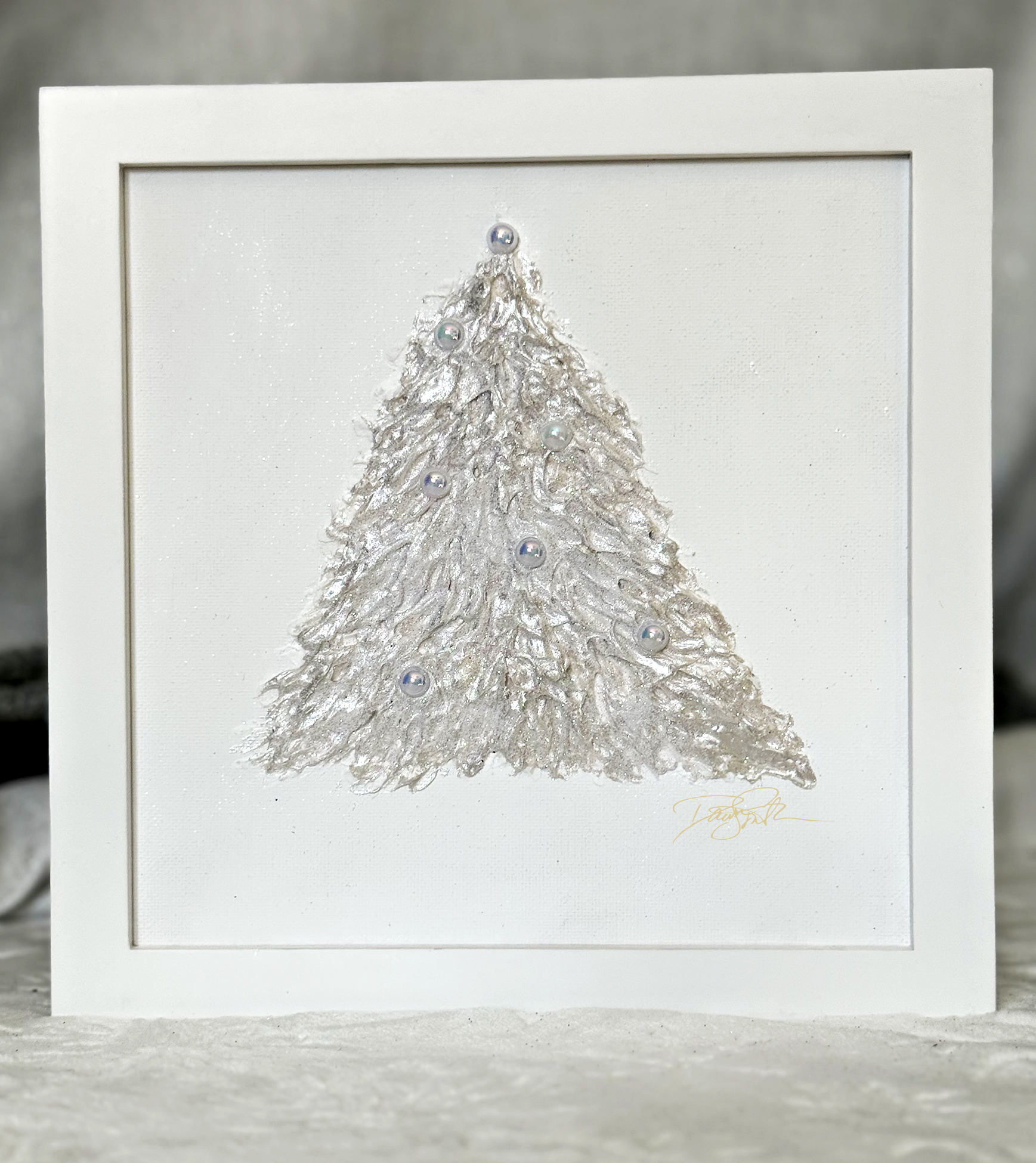 white tree framd front, ©Dawn South